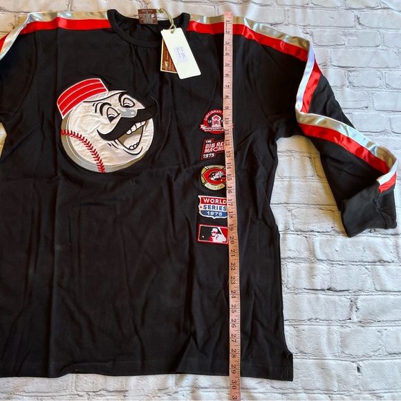 Cincinnati Reds Red Jacket Brand Sweatshirt New Embroidered Y2K VTG NWT Baseball - Picture 9 of 16